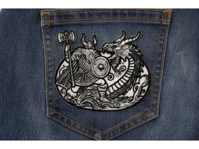 Viking Dragon Battle Patch