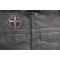 Cross Nails revised shown on leather vest