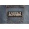 If alcohol is not the answer change the question Patch If alcohol is not the answer change the question Patch shown on jeans
