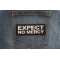 Expect no Mercy Patch Expect no Mercy Patch shown on jeans