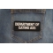 Department of Eating Ass Patch Department of Eating Ass Patch shown on jeans