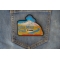 John Muir Trail Patch shown on jeans