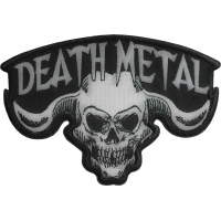 Death Metal Skull Patch
