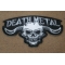 Death Metal Skull Patch diagonal view