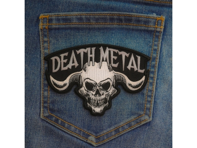 Death Metal Skull Patch