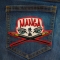 Manga Japanese Comic Book Culture Patch shown on jeans