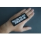 Please Do Not Perceive Me Patch Please Do Not Perceive Me Patch shown on hand for size comparison