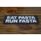 Eat Pasta Run Fasta Patch Eat Pasta Run Fasta Patch diagonal view