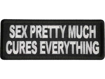 Sex Pretty Much Cures Everything Patch