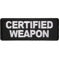 Certified Weapon Patch