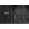 Certified Weapon Patch shown on leather vest