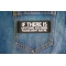 If There Is Anything You Need Please Don't Ask Me Patch shown on jeans