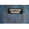 Certified Baddie Patch Certified Baddie Patch shown on jeans