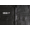 Send It Patch shown on leather vest