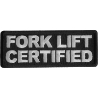Fork Lift Certified Patch