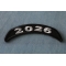 2026 Upper Rocker White Year Patch diagonal view