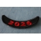 2026 Lower Rocker Red Year Patch diagonal view