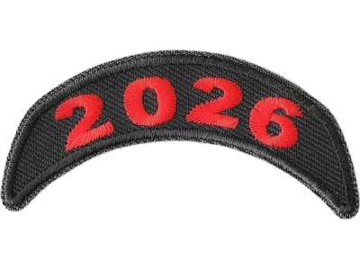 2026 Upper Rocker Red Year Patch