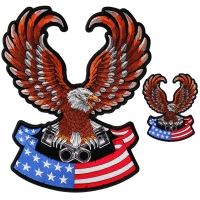 American Eagle Small and Large Patch Set