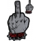 Fuck You Middle Finger Patches Set of Small and Large