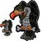 Cigar Vulture Patches Set of Large and Small