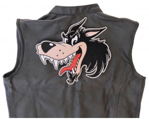 Cartoon Wolf Patch | Embroidered Patches
