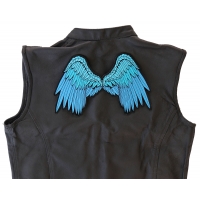 Beautiful Blue Angel Wings Patch | Embroidered Patches Beautiful Blue Angel Wings Patch | Embroidered Patches