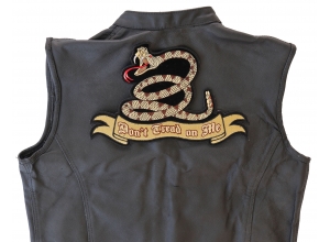 Don't Tread On Me Snake Patch Large | US Military Veteran Patches