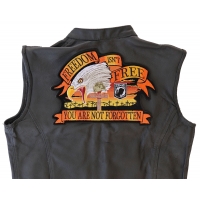Freedom Isn't Free You Are Not Forgotten Eagle Large Patch | US Military Veteran Patches