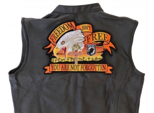 Freedom Isn't Free You Are Not Forgotten Eagle Large Patch | US Military Veteran Patches