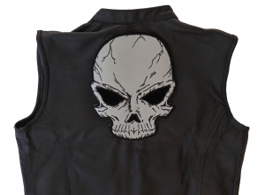 Large Reflective Skull Patch For Jackets | Embroidered Patches