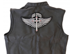 God Speed Patch Large | Embroidered Biker Patches