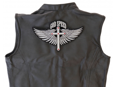 God Speed Patch Large | Embroidered Biker Patches