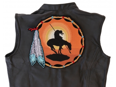 End Of The Trail Large Back Patch | Embroidered Patches