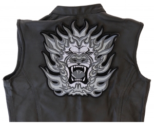 Tribal Lion Large Patch | Embroidered Patches