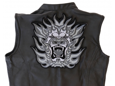 Tribal Lion Large Patch | Embroidered Patches