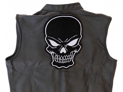 Black Skull Large Back Patch | Embroidered Patches