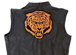 Large Orange Tiger Back Patch | Embroidered Patches