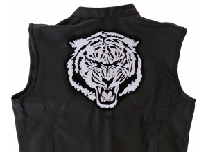 Large White Baron Tiger Patch | Embroidered Patches