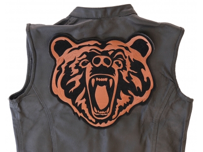 Large Brown Bear Patch | Embroidered Patches