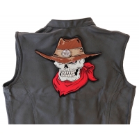 Large Cowboy Skull Patch | Embroidered Patches Large Cowboy Skull Patch | Embroidered Patches