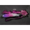 Feather Rose Lady Rider Patch Feather Rose Lady Rider Patch diagonal view