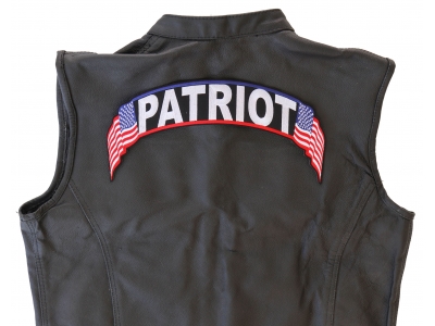 Patriot US Flag Rocker Patch | Embroidered Patches