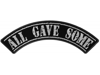 All Gave Some Large Rocker Patch | US POW MIA Military Veteran Patches