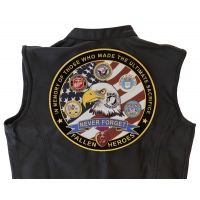 In Memory Of Our Fallen Heroes Large Patch | Embroidered Patches