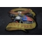Freedom Isn't Free Biker Eagle Patriotic Large Back Patch Eagle on Motorcycle Freedom Isn't Free Patch diagonal view