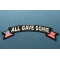 All Gave Some Top Rocker Patch With US Flags All Gave Some Patch diagonal view