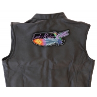Hummingbird Lady Rider Feather Patch Hummingbird Lady Rider Feather Patch