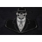 Preacher Skull Large Patch Preacher Skull Tall Hat Patch diagonal view