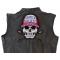 Redneck Society Skull Large Back Patch Redneck Society Skull Large Back Patch - 10x10.8 inch shown on leather vest